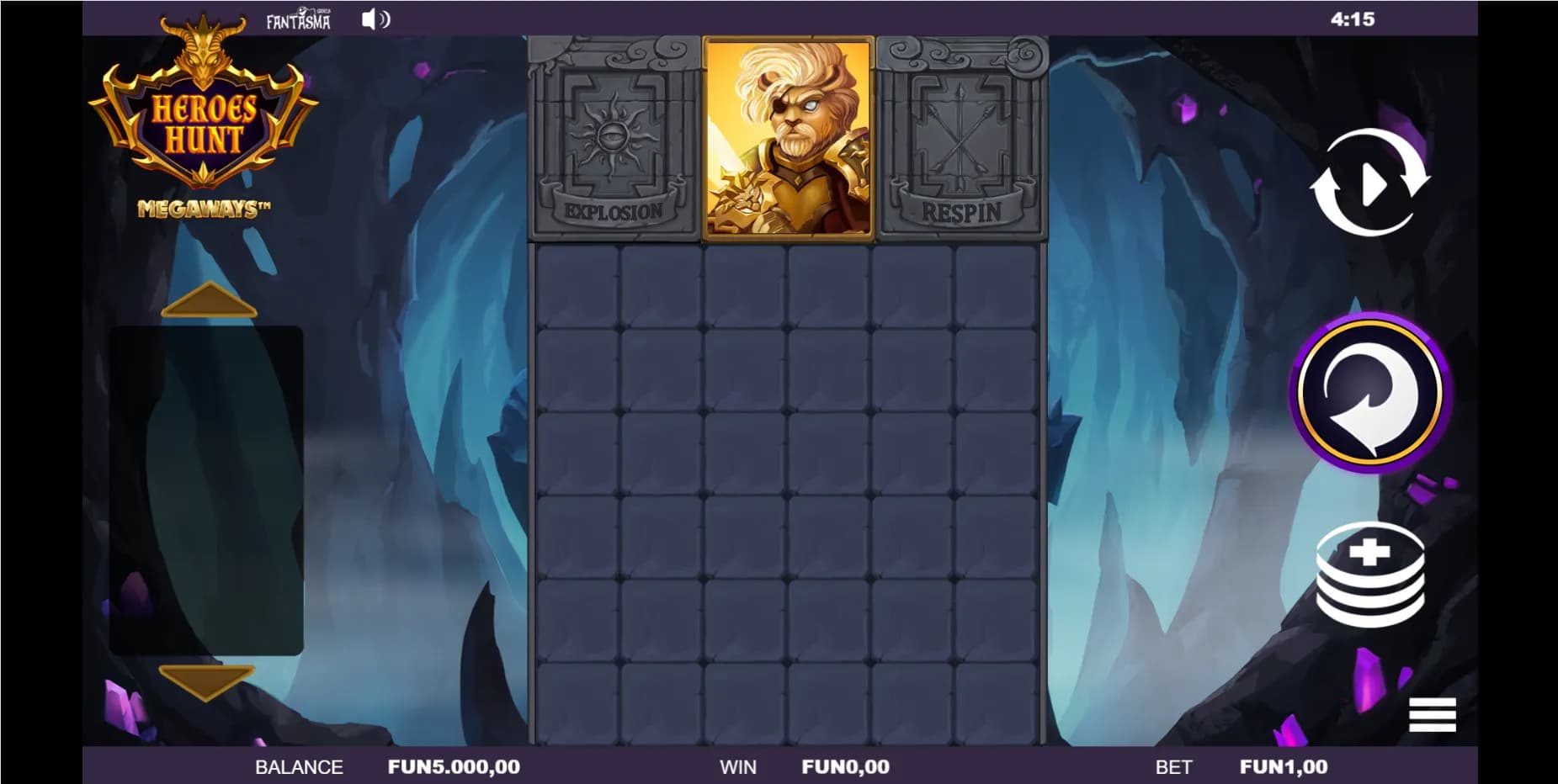 Heroes Hunt Megaways Fantasma Games Logo
